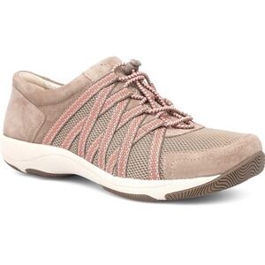 Dansko Honor Slip-On Sneaker Women 8.5M EU39 Beige‎ Bungee Lace Comfort Casual